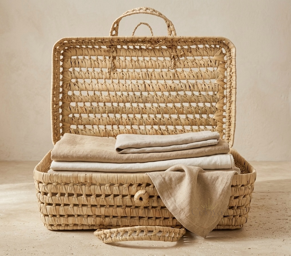 Malle rangement Nora - en fibres naturelles - Celoya