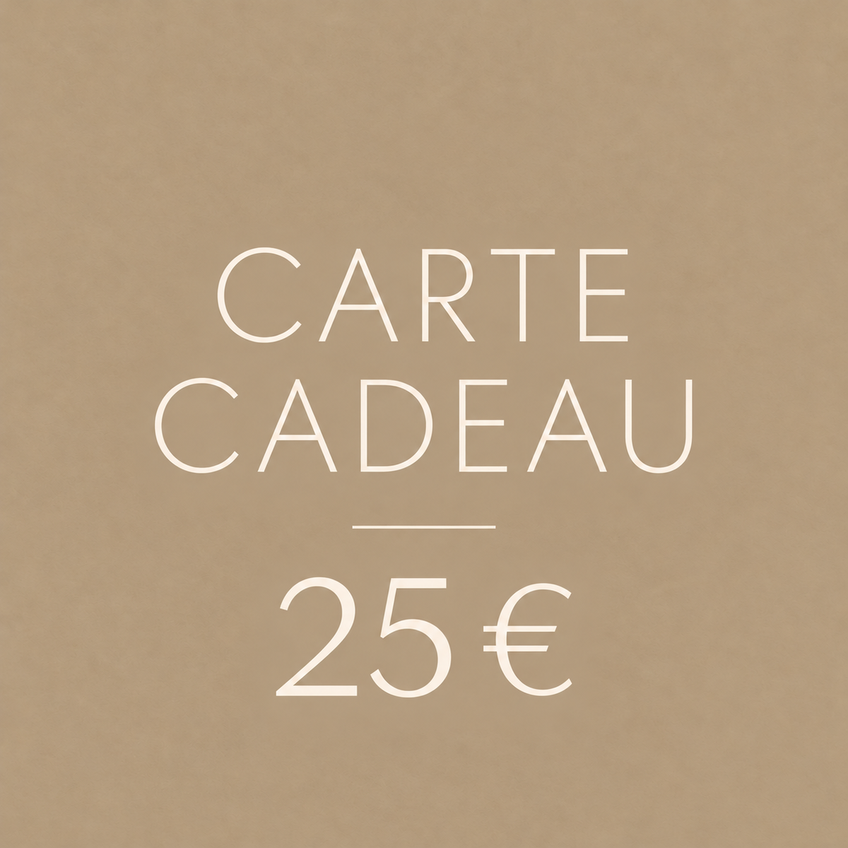 Carte cadeau 25 € - Celoya