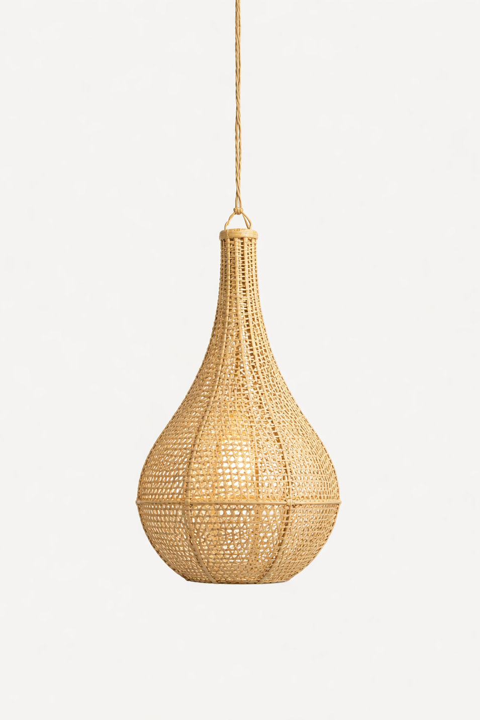 Suspension Alma – luminaire en rotin naturel