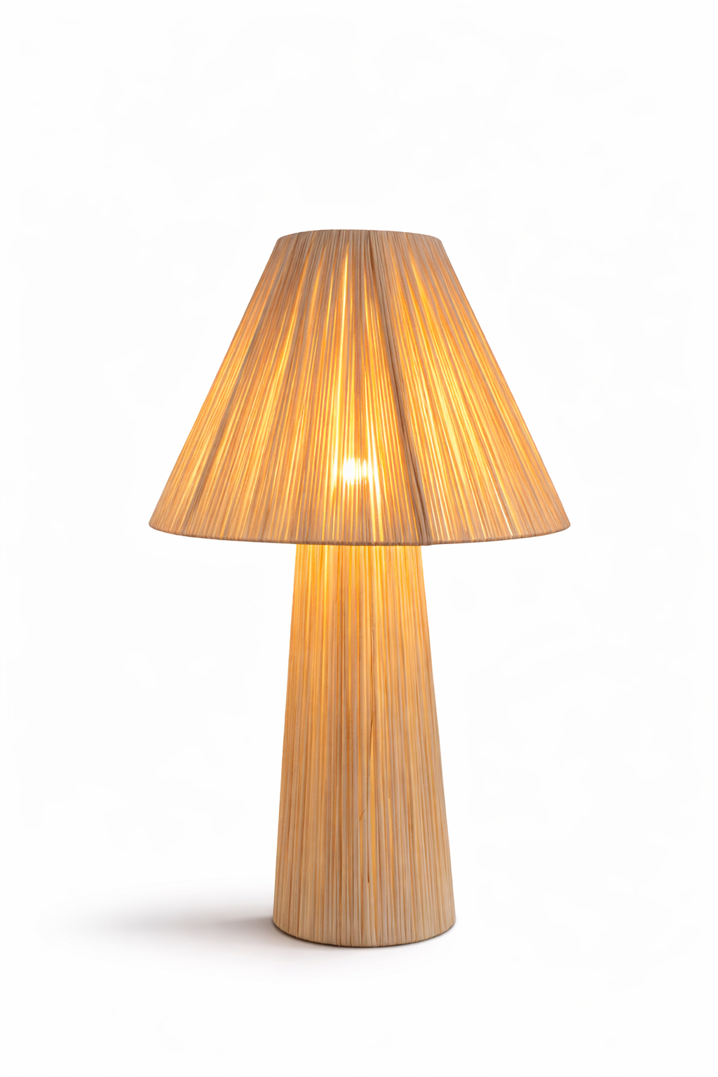 Lampe Sierra - raphia naturel