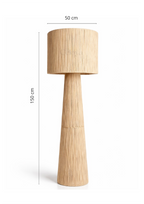 Lampe Marina - raphia naturel - Celoya