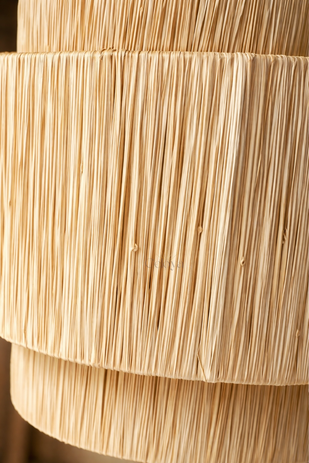 Lustre Laguna - raphia naturel