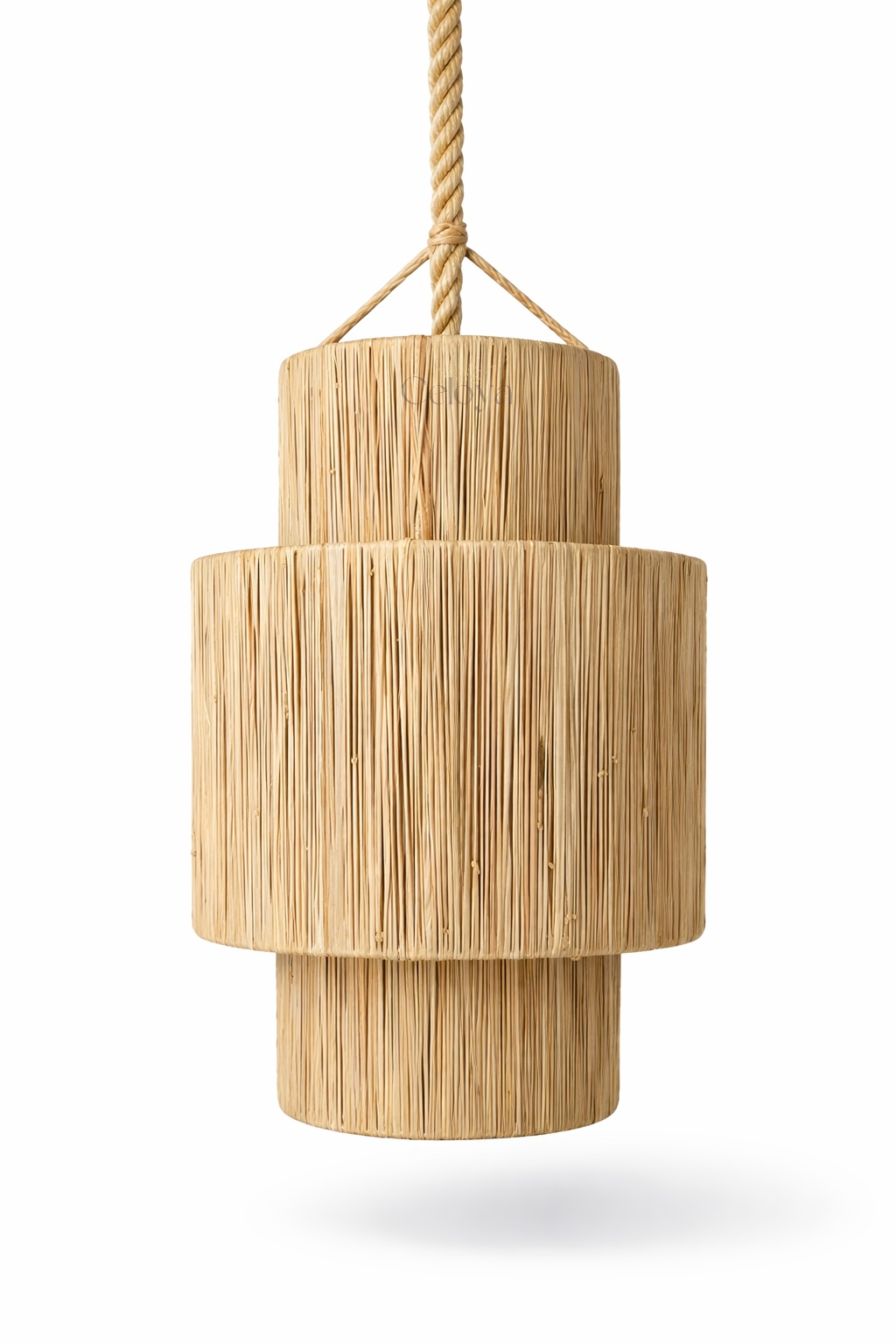 Lustre Nova - raphia naturel