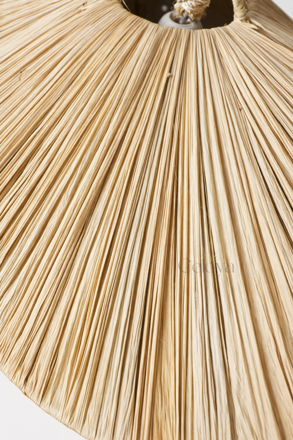 Lustre Lina – raphia naturel