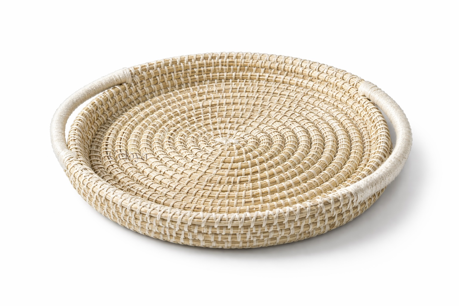 Plateaux Naya – osier & laine - Celoya