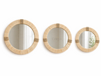 Miroir Nora - raphia naturel - Celoya