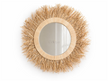 Miroir Liana - raphia naturel - Celoya